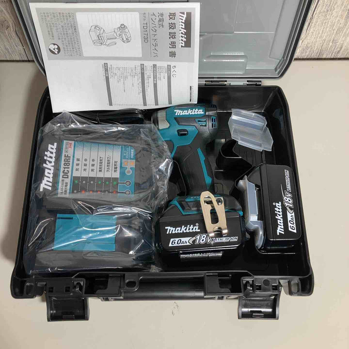 ▼ マキタ makita コードレス インパクトドライバー TD173DRGX 4台 インパクト 青 ブルー 純正 純正品 【戸田店】