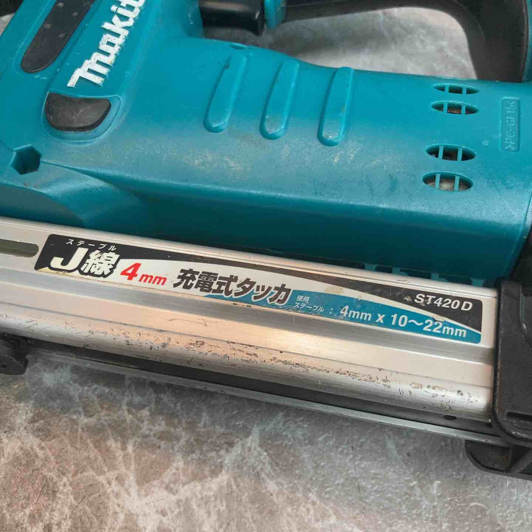☆マキタ(makita) 14.4V 4mm J線 コードレスタッカ ST420DRF【八潮店】