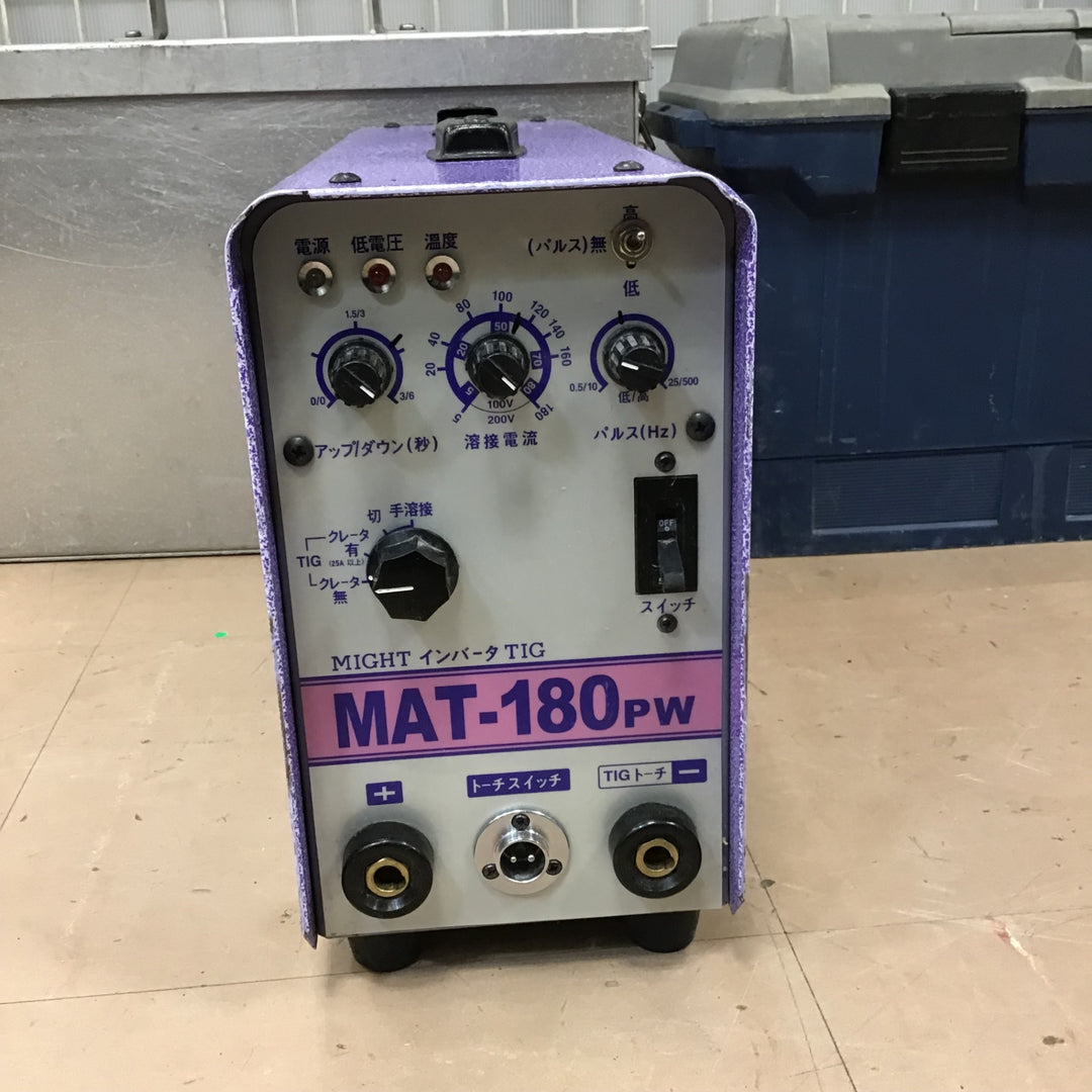 マイト工業　携帯型溶接機　MAT-180　PW/高周波インバータ方式／【草加店】