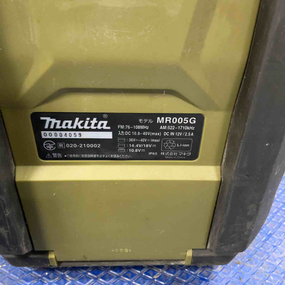 ★マキタ(makita) コードレスラジオ MR005GZO【草加店】
