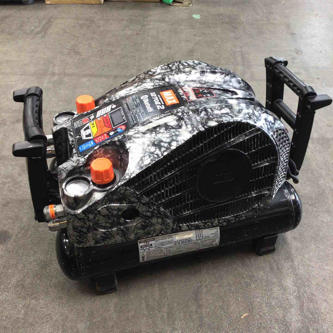 ◇マックス(MAX) 高圧専用エアコンプレッサ AK-HH1270E2 ガイアシルバー【川崎店】