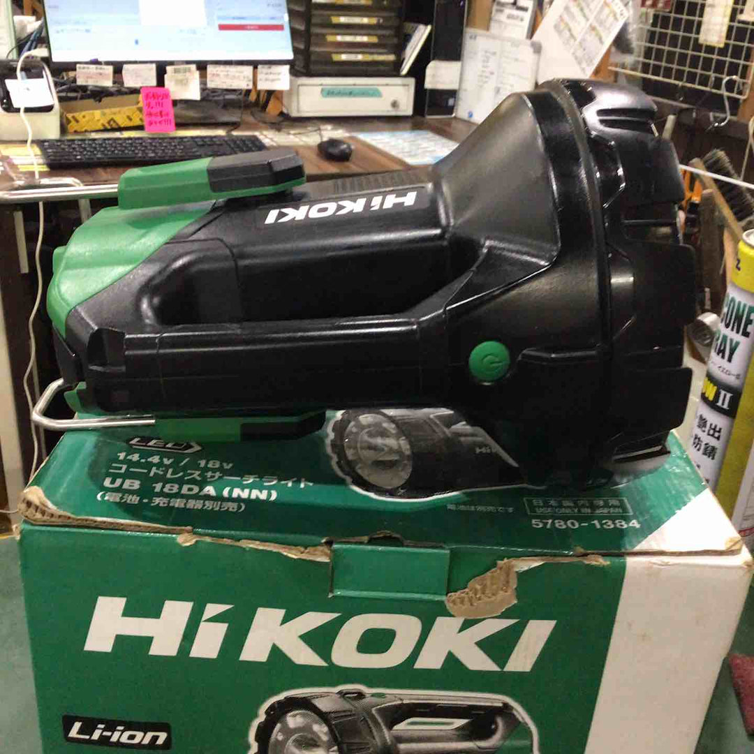 ◇ハイコーキ(HIKOKI ※旧:日立工機) コードレスサーチライト UB18DA(NN)【川口店】