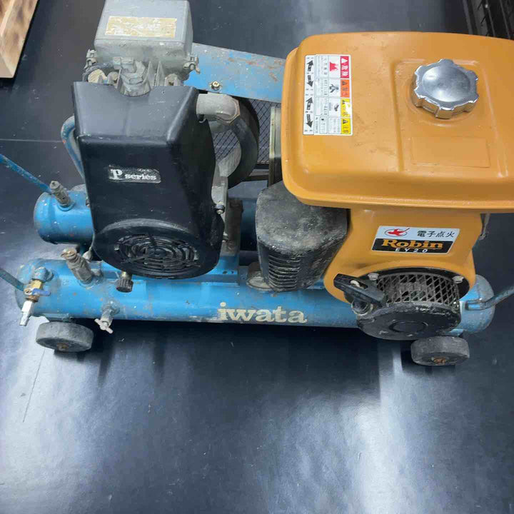 【店頭受取り限定】 アネスト岩田 iwata 3.5馬力エンジンコンプレッサー SUE-152PB 【藤沢店】