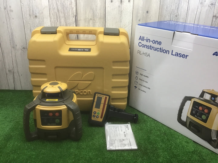 ★トプコン(TOPCON) ローテーティングレーザー RL-H5ADB(乾電池仕様)/デジタル受光器LS-100D付【富山店】●Y4