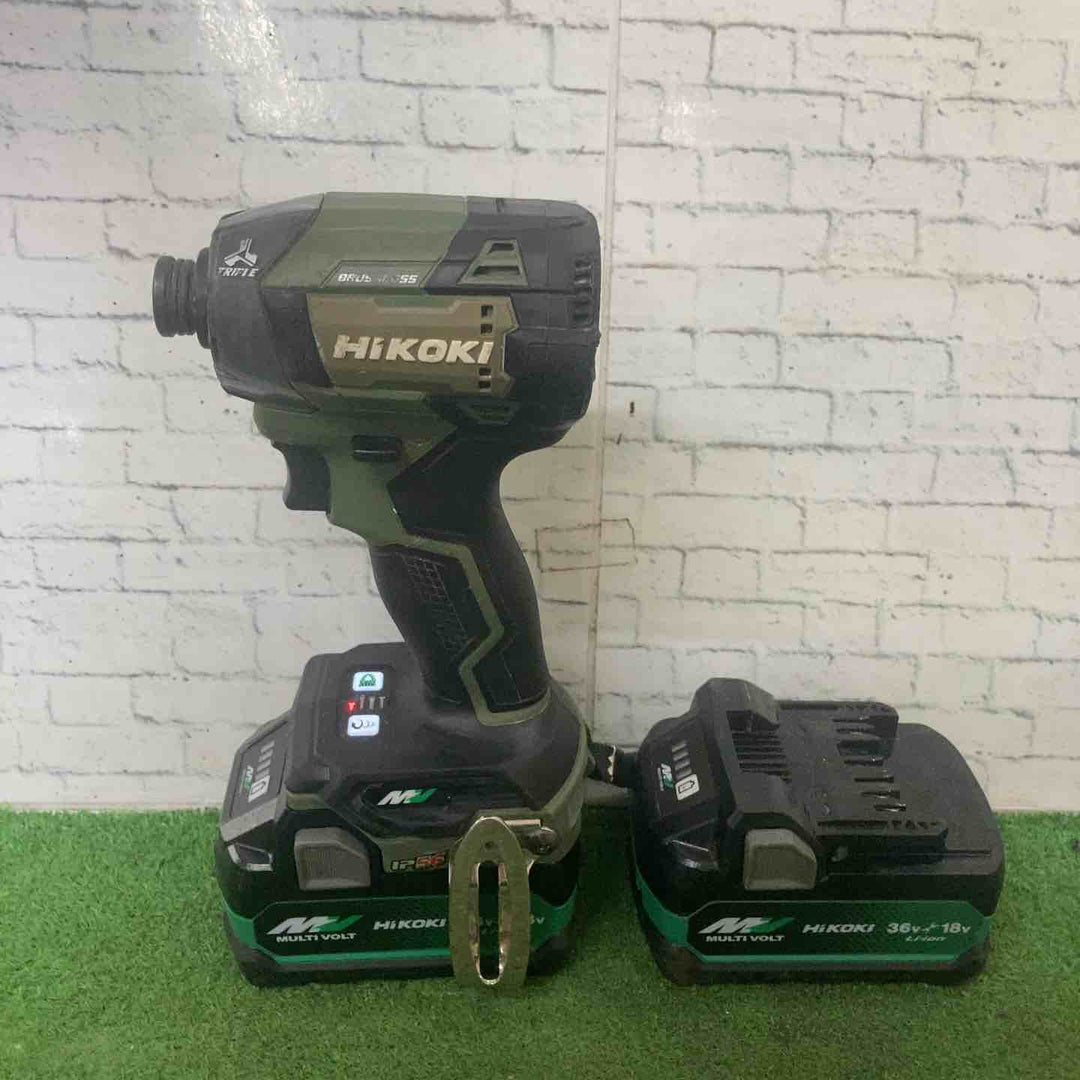 ★ハイコーキ(HIKOKI ※旧:日立工機) コードレスインパクトドライバ フォレストグリーン WH36DD(2XHGSZ)【町田店】