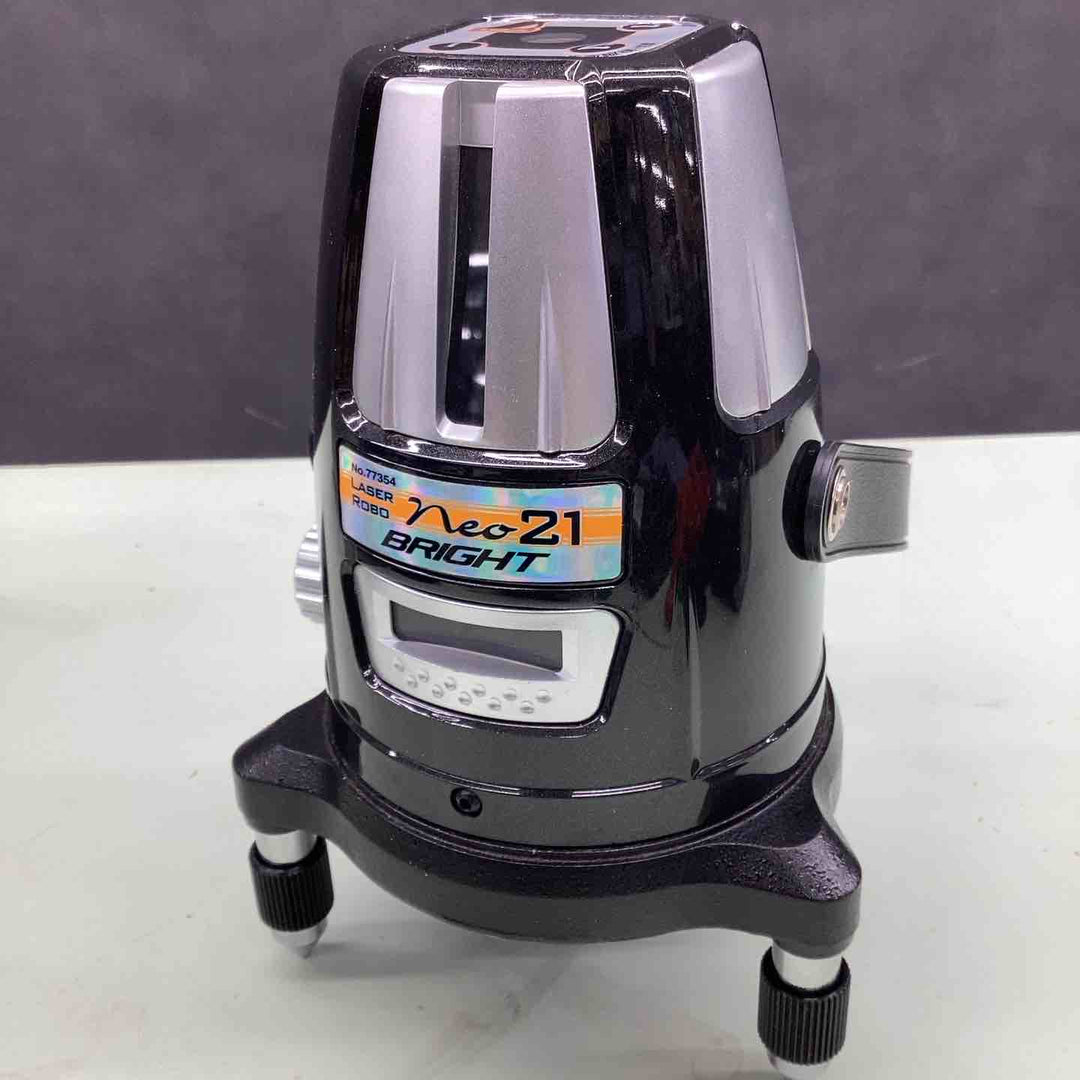 シンワ測定 レーザー墨出し器 Neo21 BRIGHT No.77354 縦・横・地墨 レーザーロボ ネオ ブライト 現状品につき保証なし ノークレームノーリターンでお願い致します【越谷店】