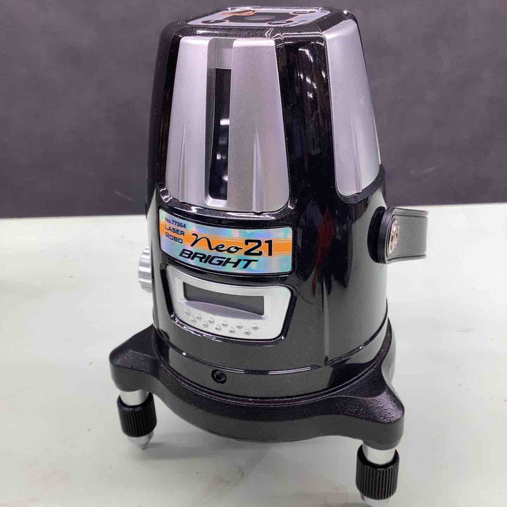 シンワ測定 レーザー墨出し器 Neo21 BRIGHT No.77354 縦・横・地墨 レーザーロボ ネオ ブライト 現状品につき保証なし ノークレームノーリターンでお願い致します【越谷店】