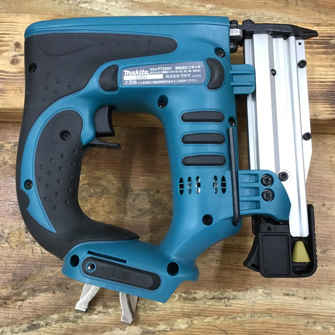 〇マキタ(makita) 14.4Vコードレスピンネイラ PT350DZK 本体+ケース【柏店】