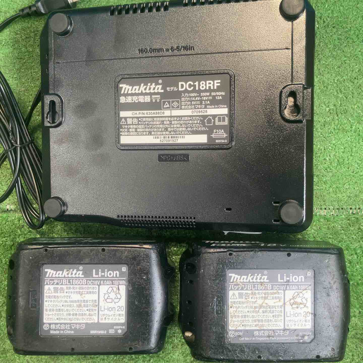 【中古品】★マキタ(makita) コードレスレシプロソー JR184DRG ◇18V6.0Ahバッテリー2個付！【岩槻店】