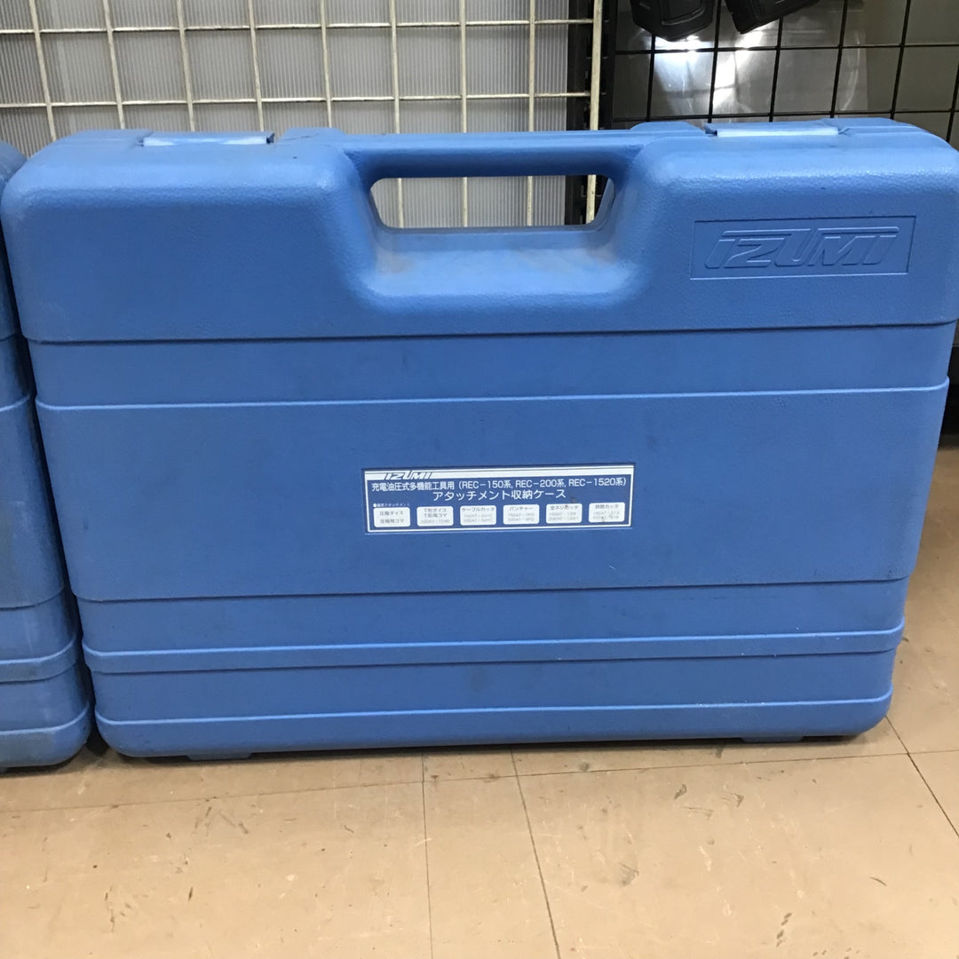 ○泉精器(IZUMI) コードレス油圧式圧着工具 REC-200M2H【草加店】