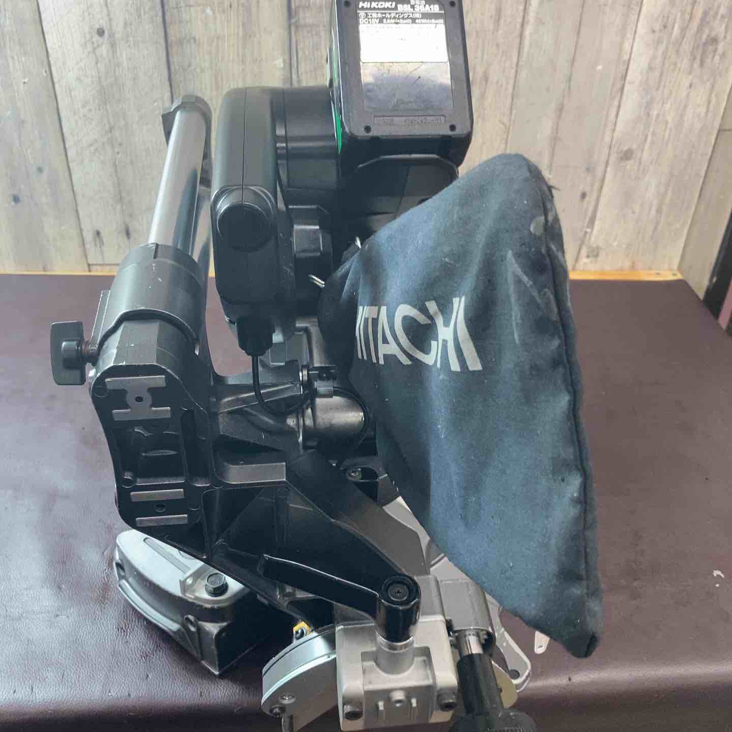 中古品】 ハイコーキ(HIKOKI ※旧:日立工機) コードレス卓上スライド丸