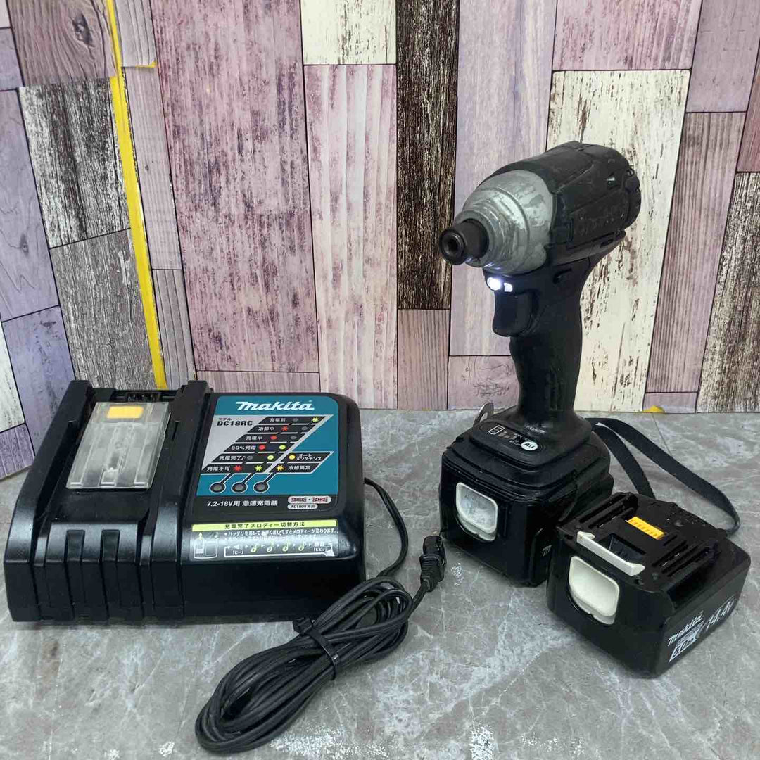 【現状品】マキタ コードレスインパクトドライバー 14.4V TD136DRTXB 回転安定しない時ある【八潮店】