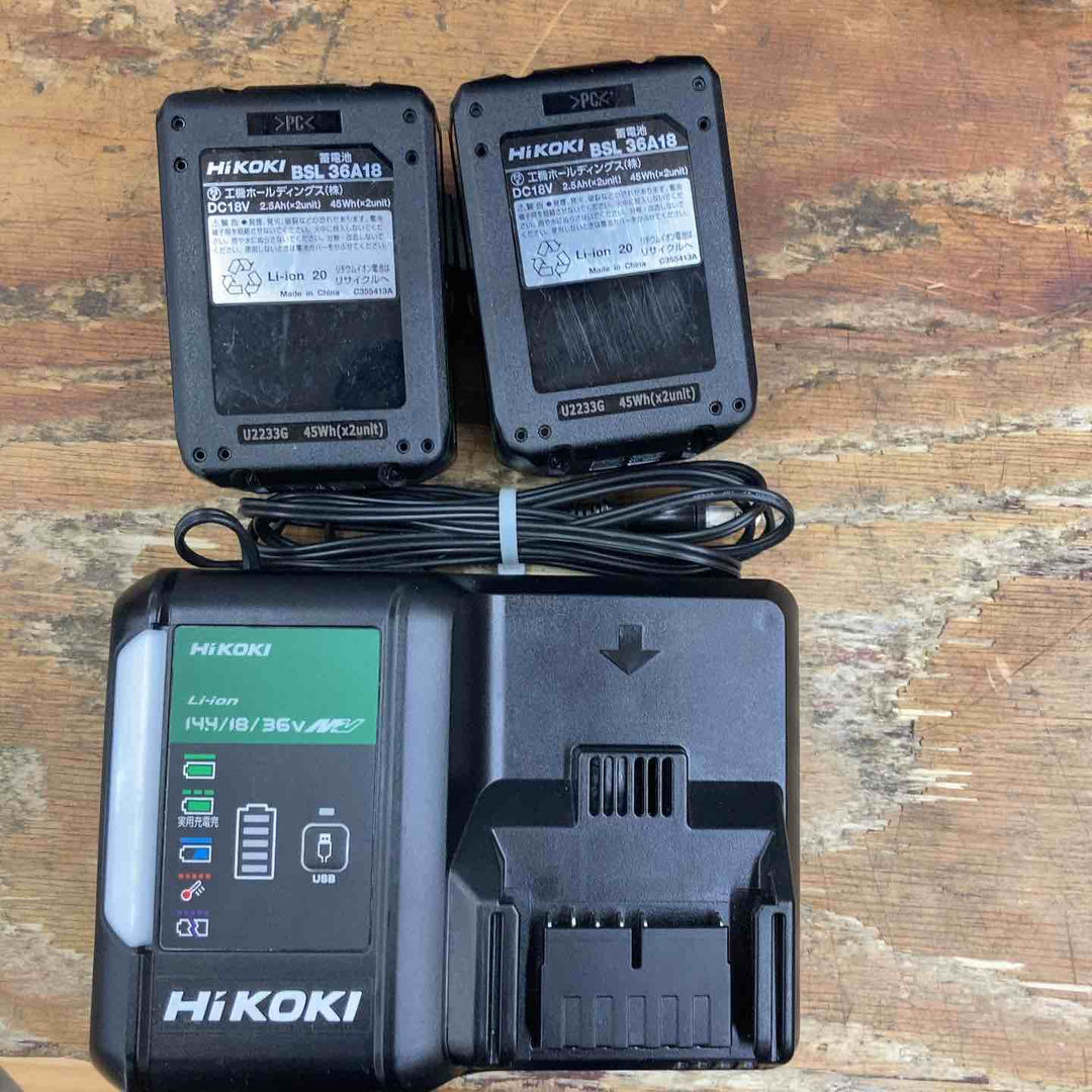 ★ハイコーキ(HIKOKI ※旧:日立工機) コードレスインパクトドライバー WH36DC(2XPR)【柏店】