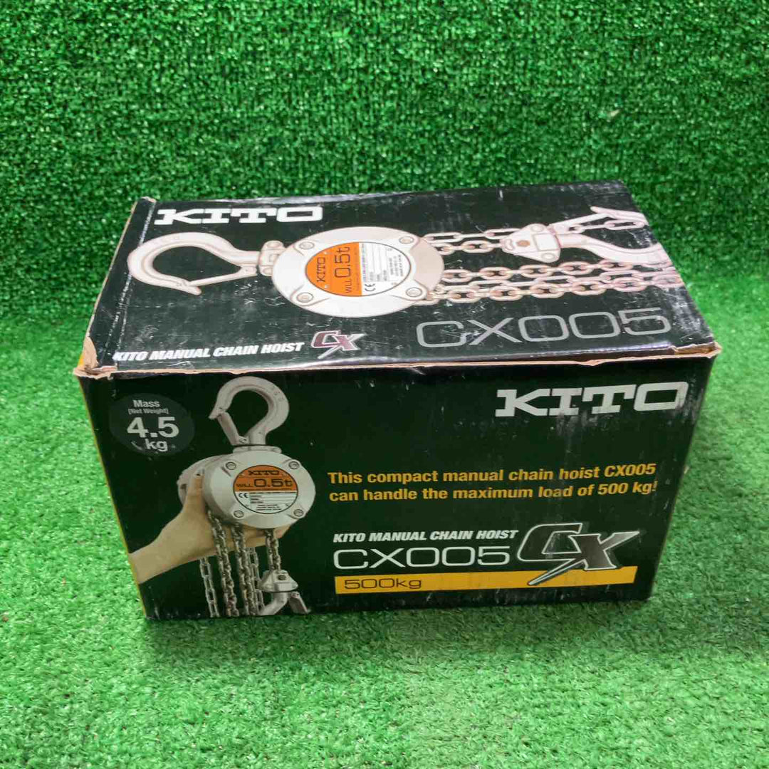 ★KITO(キトー) チェーンブロック CX005 (CX1A)【川崎店】