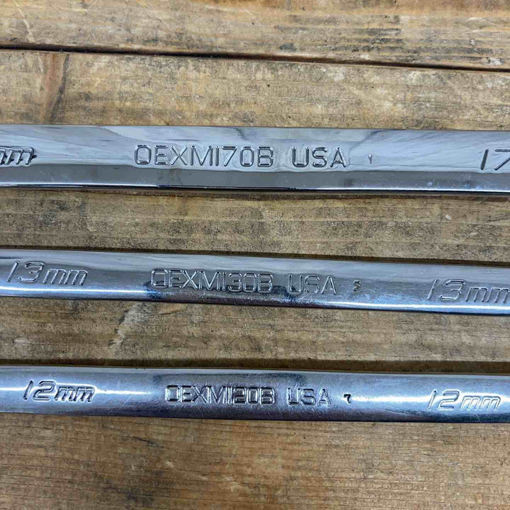 Snap-on スナップオン コンビネーションレンチ 3点セット OEXM120B OEXM130B OEXM170B 【東大和店】