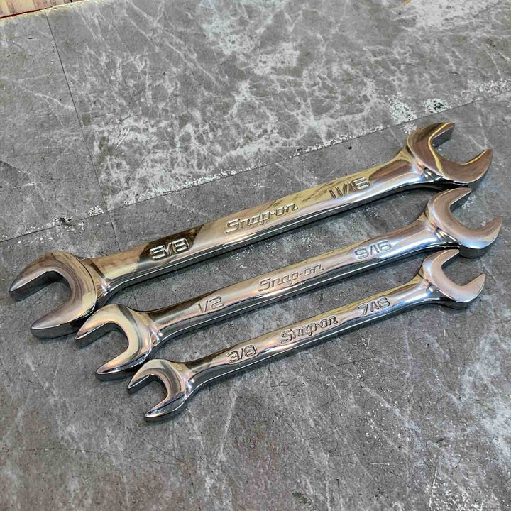 スナップオン(Snap-on) オープンエンドレンチ VO2022B、VO1618B、VO1214B　3点セット【八潮店】