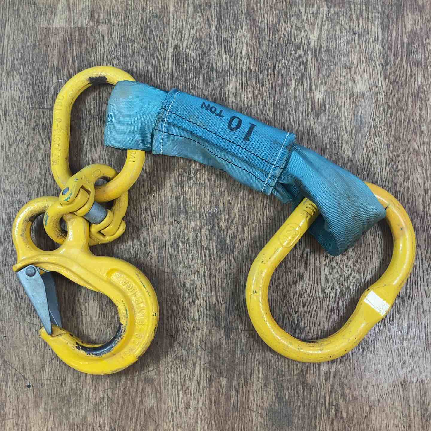 YOKE 吊具 10t フック マスターリンク カップリング 1本【岩槻店】 YOKE 吊具 10t フック マスターリンク カップリング 1本【岩槻店