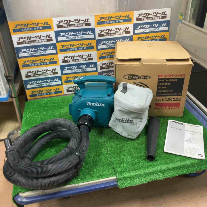 ☆マキタ(makita) コードレス小型集じん機 VC340DZ【草加店】