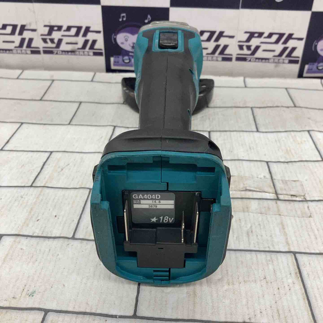 ☆マキタ(makita) 100mmコードレスディスクグラインダー GA404DZ【所沢店】