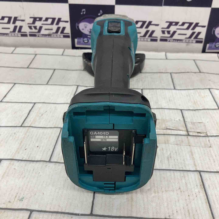☆マキタ(makita) 100mmコードレスディスクグラインダー GA404DZ【所沢店】