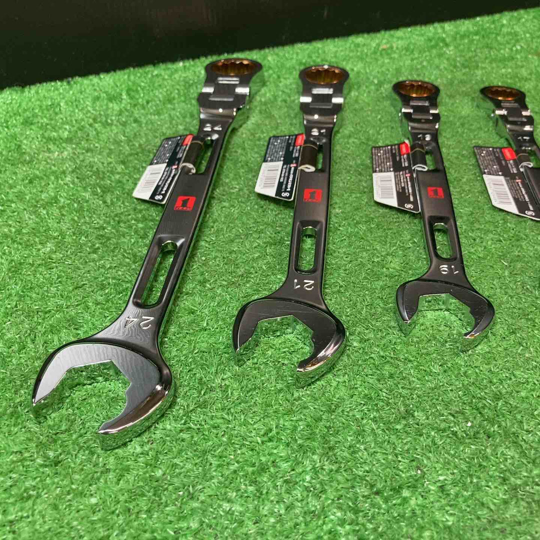 【未使用品(店頭展示品)】マストツール(musttool) ダブルフレキ 軽量ギアレンチ 24～10 計7本セット【岩槻店】