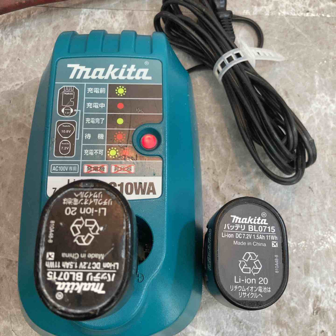 【中古品】★マキタ makita 7.2V コードレスペンインパクトドライバー TD022DSHXB バッテリー2個付【八潮店】