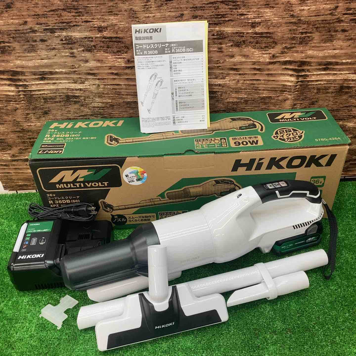 ★ハイコーキ(HIKOKI ※旧:日立工機) コードレスクリーナー R36DB(SC)(XPZ)【川越店】