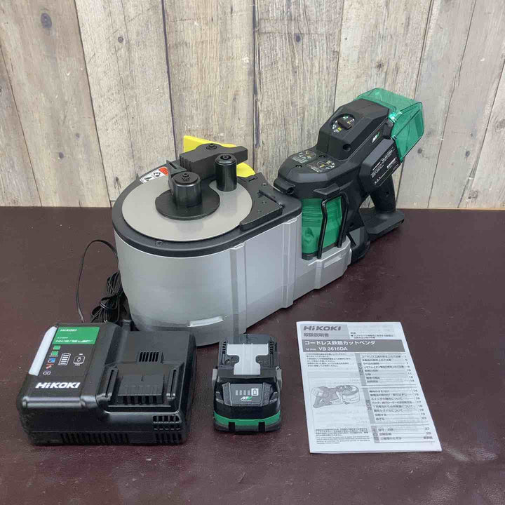 【未使用(店頭展示品)】★ハイコーキ(HIKOKI ※旧:日立工機) コードレス鉄筋カットベンダ VB3616DA(XPZ)【東大和店】