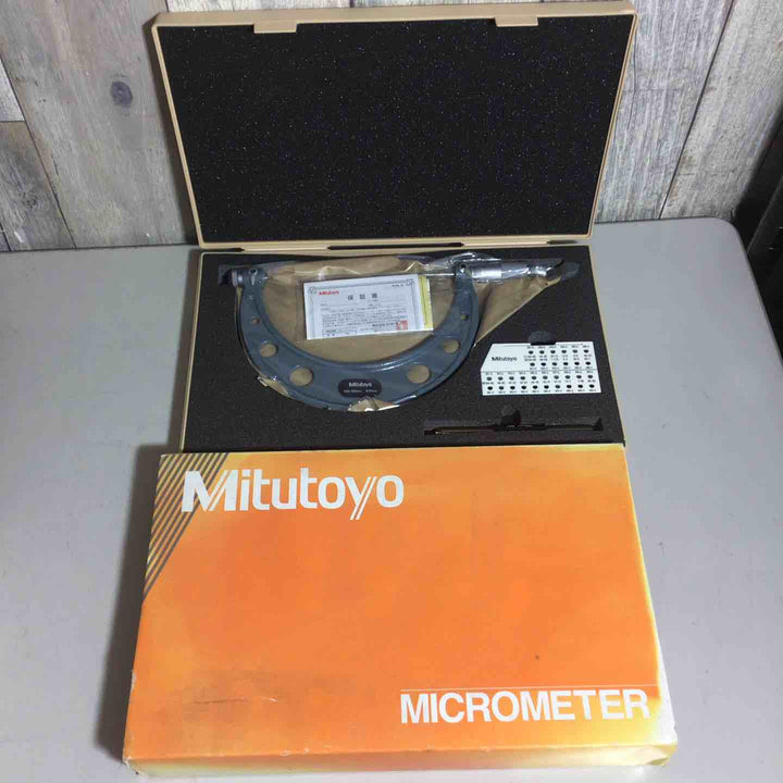 【美品】 ミツトヨ Mitutoyo 替駒式マイクロメーター  TMC-150 126-130 【戸田店】