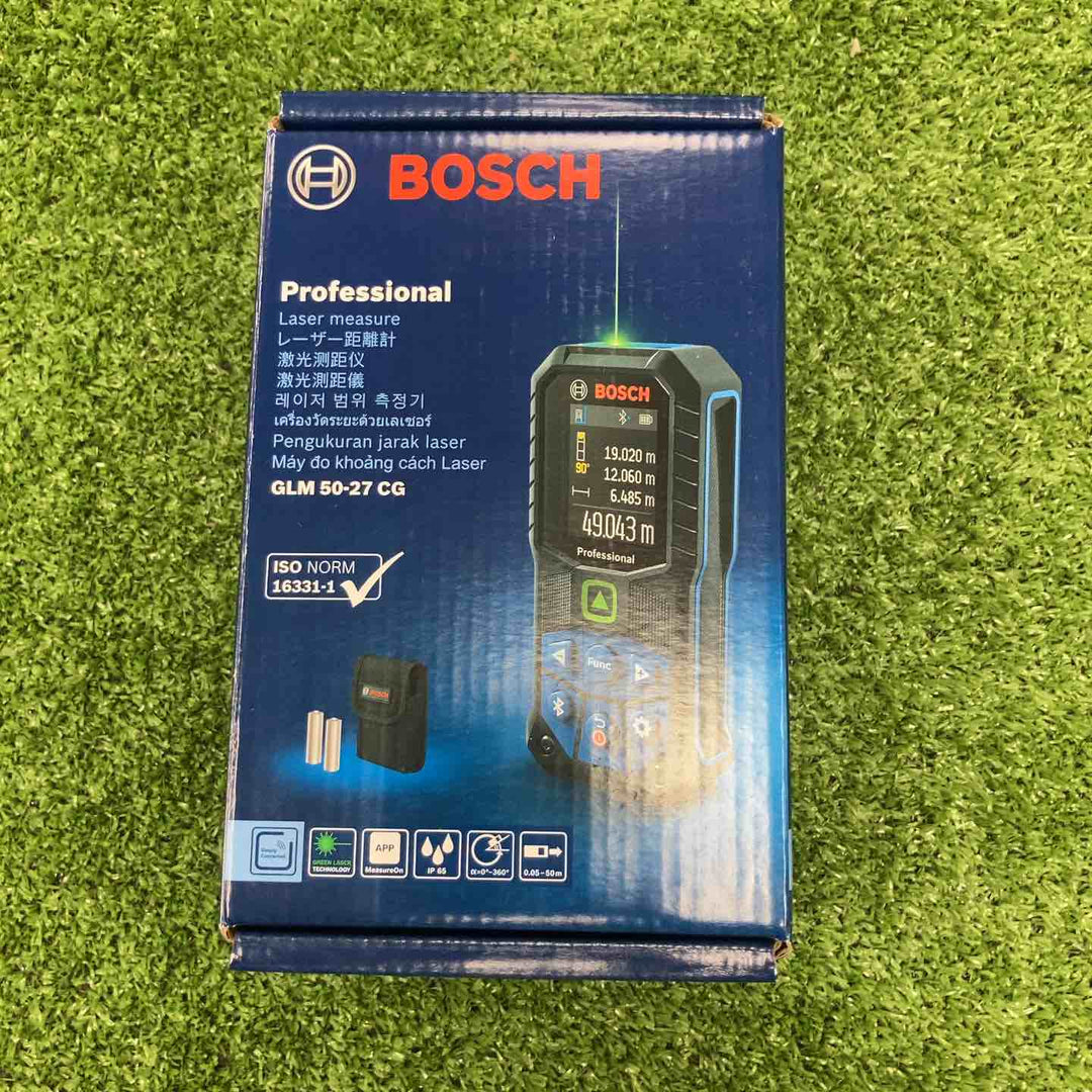 ◇ボッシュ(BOSCH) グリーンレーザー距離計 GLM50-27CG【川崎店】