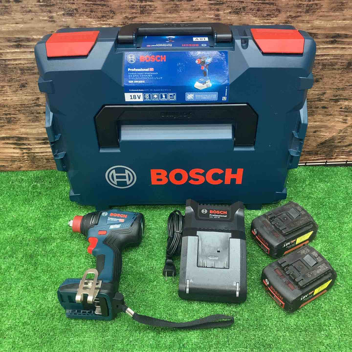 ◇Bosch Professional(ボッシュ)18V コードレスインパクトドライバー (5.0Ahバッテリーx2個･充電器･ベルトフック・キャリングケース付) GDX18V-210C【川越店】