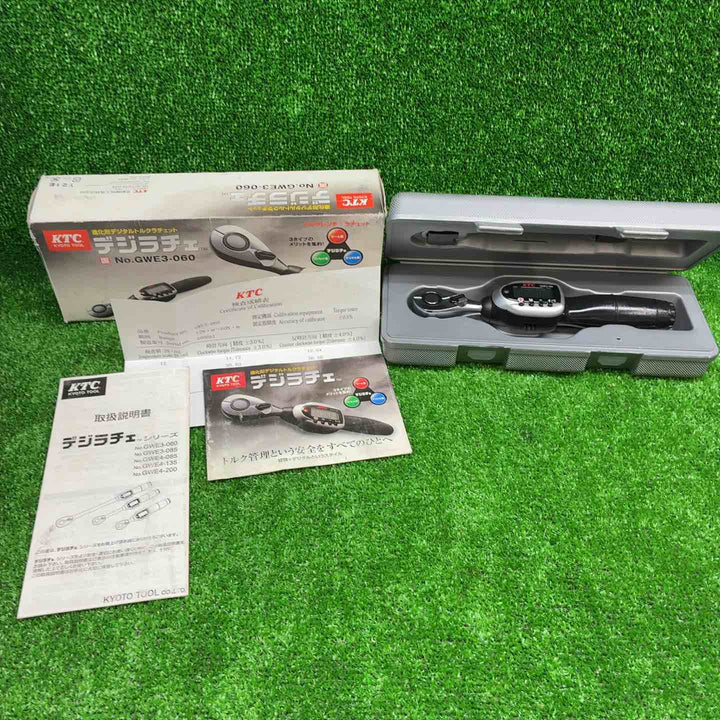 京都機械工具(KTC) デジラチェ GWE3-060 デジタル式トルクレンチ【藤沢店】