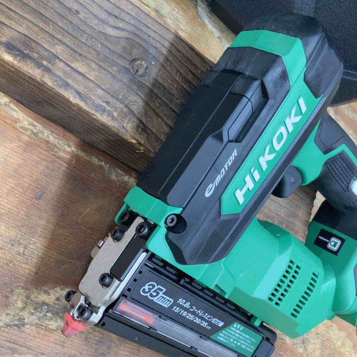 ◇HiKOKI(ハイコーキ) 10.8V 充電式ピン釘打機 4.0Ah蓄電池1個・急速充電器・ケース付 NP1235DA(LS)【柏店】