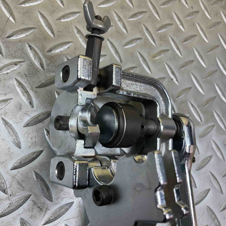 ◇スーパーツール フレキ管ツバ出し工具(ラチエットハンドル式) TH406R【川崎店】