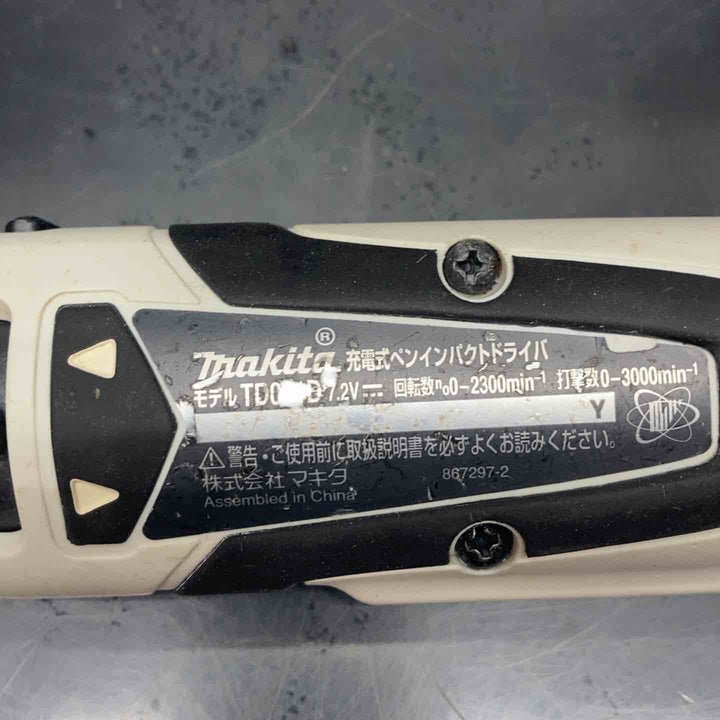 ◇マキタ(makita) コードレスペンインパクトドライバー TD021DZW【川越店】