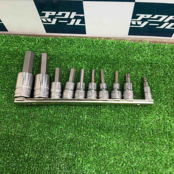 スナップオン(Snap-on) ヘックスソケット 10点セット SA18E/SA16E/FA12E/10/8/7/6/5 FTX40E/TTX25E【草加店】