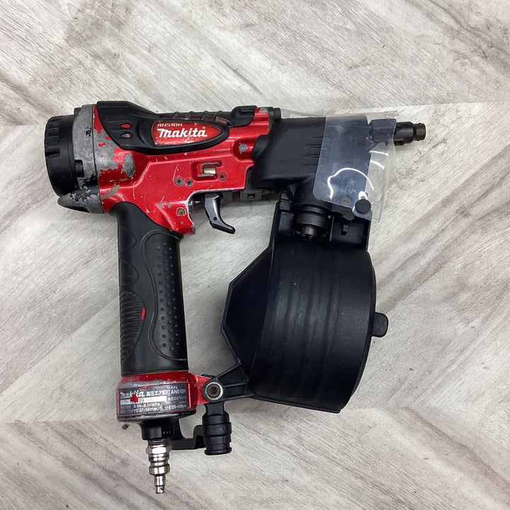 【中古品】★マキタ(makita) 高圧エア釘打ち機 AN510H ワイヤ釘 シート釘 50mm【柏店】