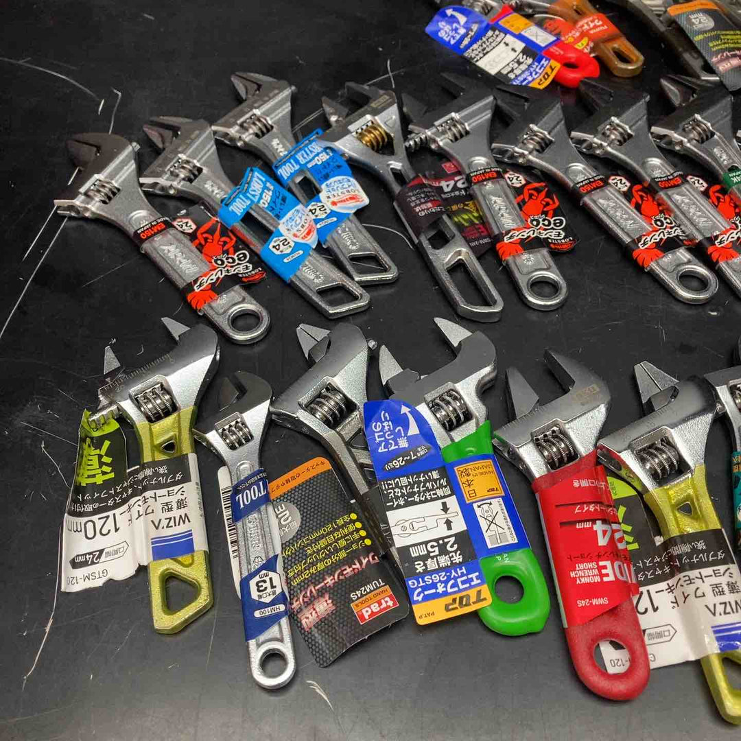 ▼モンキーレンチ50個まとめ売り 格安☆ ロブスター スーパーツール TOP サイズ 複数 軽量 薄型 ショート 様々【川越店】