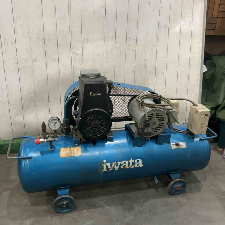 【店頭受取り限定】◇アネスト岩田(iwata) コンプレッサー SP-15PB ベビコン 2馬力 200V 動作確認済【川口店】