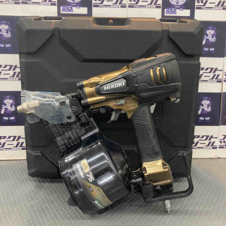 【中古品】ハイコーキ(HIKOKI ※旧:日立工機) 高圧エア釘打ち機 NV75HRA(S)【所沢店】