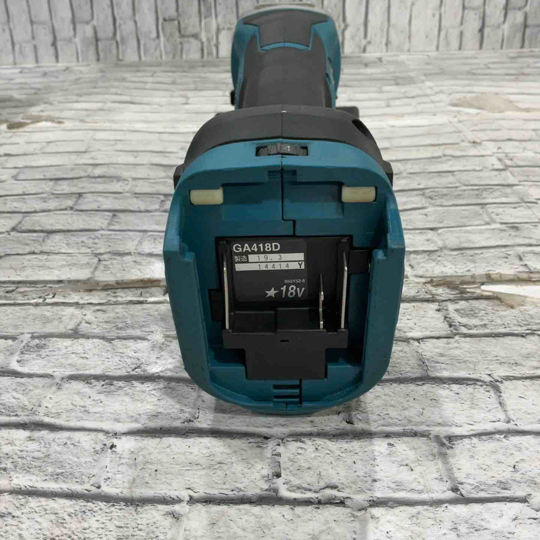 ★マキタ(makita) 100mmコードレスディスクグラインダ GA418DRGX【川口店】