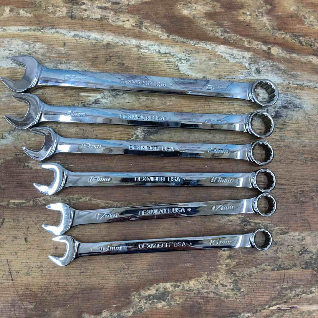 スナップオン(Snap-on) コンビネーションレンチセット 6点 OEXM220B/210/190/180/170/160【柏店】