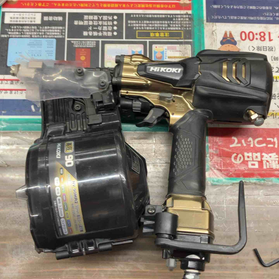 ★ハイコーキ(HIKOKI ※旧:日立工機) 高圧エア釘打ち機 NV90HR2(S)【戸田店】