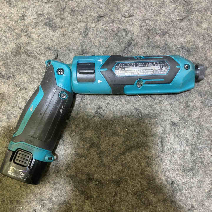 マキタ(makita) 7.2Vコードレスペンインパクトドライバー TD022DSHX【桶川店】