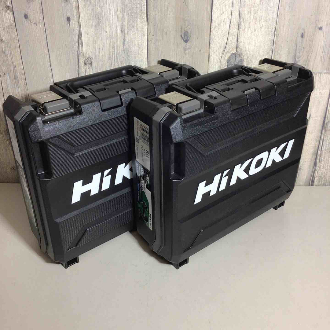 【未使用品】 ハイコーキ HIKOKI 日立 コードレス インパクトドライバ アグレッシブグリーン WH36DD(2XHLSZ) 2台 フルセット インパクト グリーン 緑 純正 充電式 【戸田店】