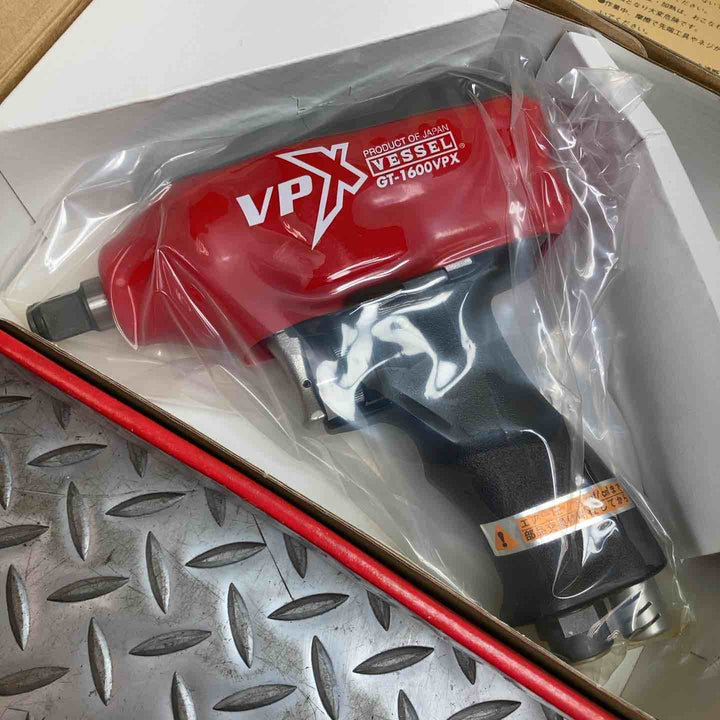 〇ベッセル(VESSEL) 超軽量 エアーインパクトレンチ (普通ボルト径16mm) GT-1600VPX【川崎店】