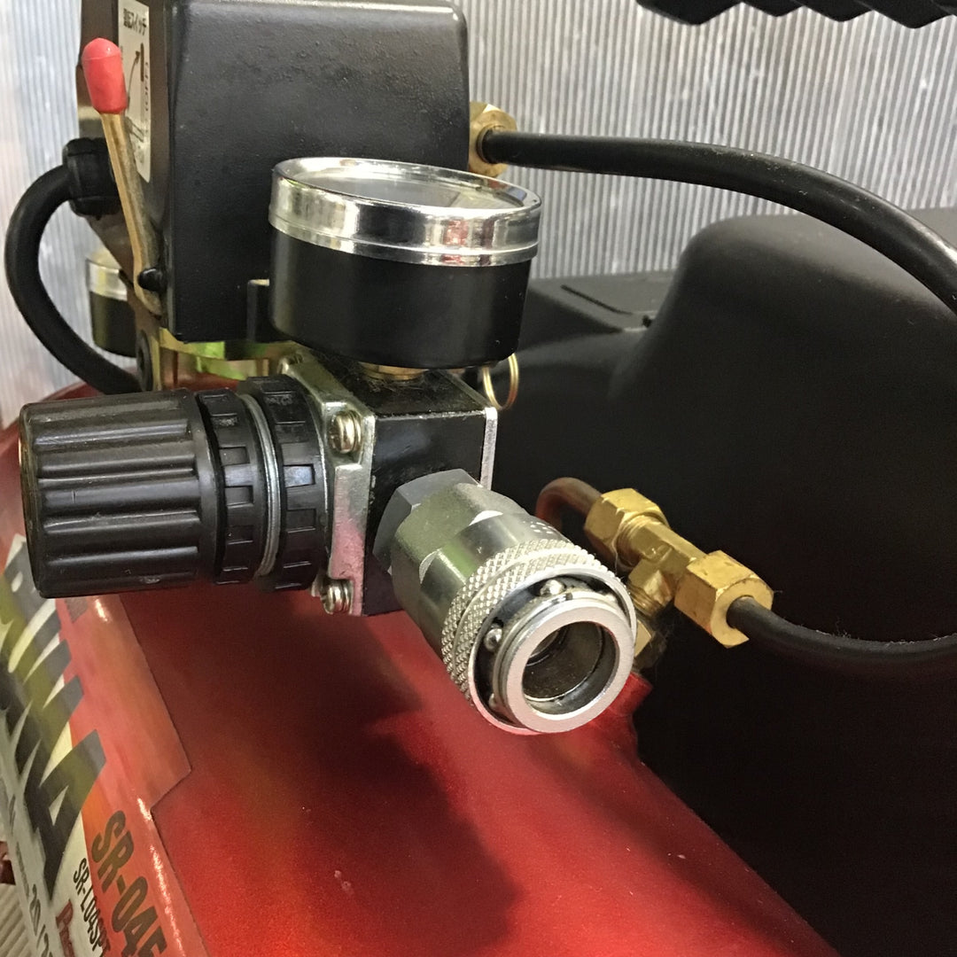 〇藤原産業 (SK11) オイルレス エアーコンプレッサー SR-045 タンク容量 4L SR-L04SPT-01【草加店】