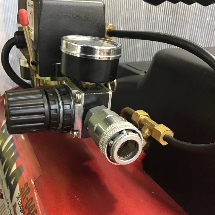 〇藤原産業 (SK11) オイルレス エアーコンプレッサー SR-045 タンク容量 4L SR-L04SPT-01【草加店】