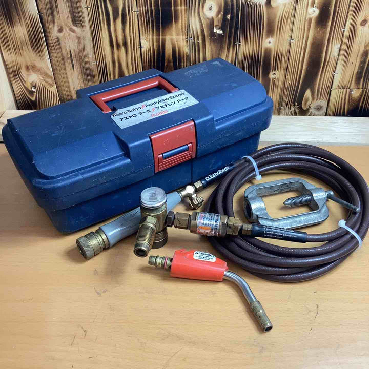 アサダ アストロターボ アセチレンバーナ チップエンド 12Aあり 5A 8A 防災 シート不足 鉄鋼 切断 金属 ロウ付け 【越谷店】