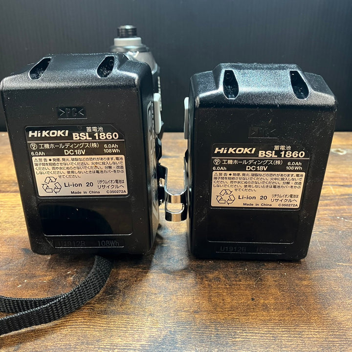 【美品】★ハイコーキ(HIKOKI ※旧:日立工機) 18V コードレスインパクトドライバー WH18DDL2(2LYPK)(B)【戸田店】